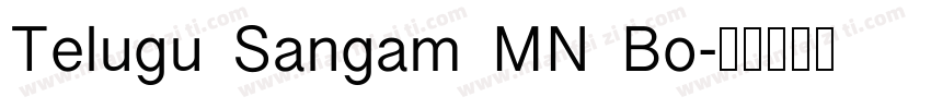 Telugu Sangam MN Bo字体转换